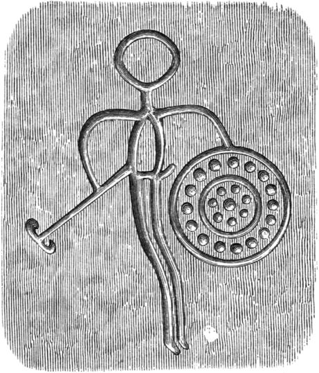 FÖRBINDELSE MELLAN SKANDINAVIEN O. VESTRA EUROPA F. KR. F. 129 Skulle också någon tvekan råda, huruvida de i Sverige funna svärd af samina typ som fig.