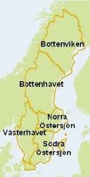2 MÅL OCH MYNDIGHETER Vattenmyndigheterna Sverige kan delas in i ca 120 huvudavrinningsområden och mer än 37 000 delavrinningsområden.