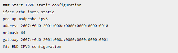 På servrarna (Ubuntu) använder ni följande teknik: Figur 7: Dual Stacking - Konfiguration Glöm inte: När ni testar kommunikationen mellan hosts med IPv6 protokollet så används IPv6-versionen av ping: