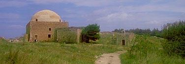Några sevärdigheter i Rethymnon Fortezza. Fästningen uppfördes mellan 1573 och 1587 efter turkarnas angrepp 1571.