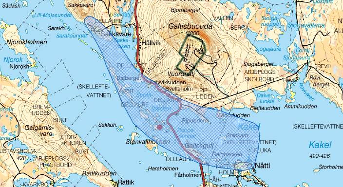 Områdets karaktär med de sandiga, grusiga åsarna som bildar en arkipelag av öar och holmar är ett bra exempel på boplatslägen typiska för de förhistoriska bosättningarna.