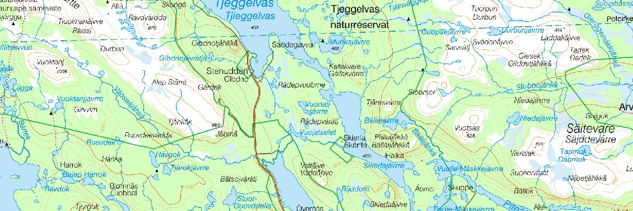 välbevarade nybyggen och fjällägenheter.