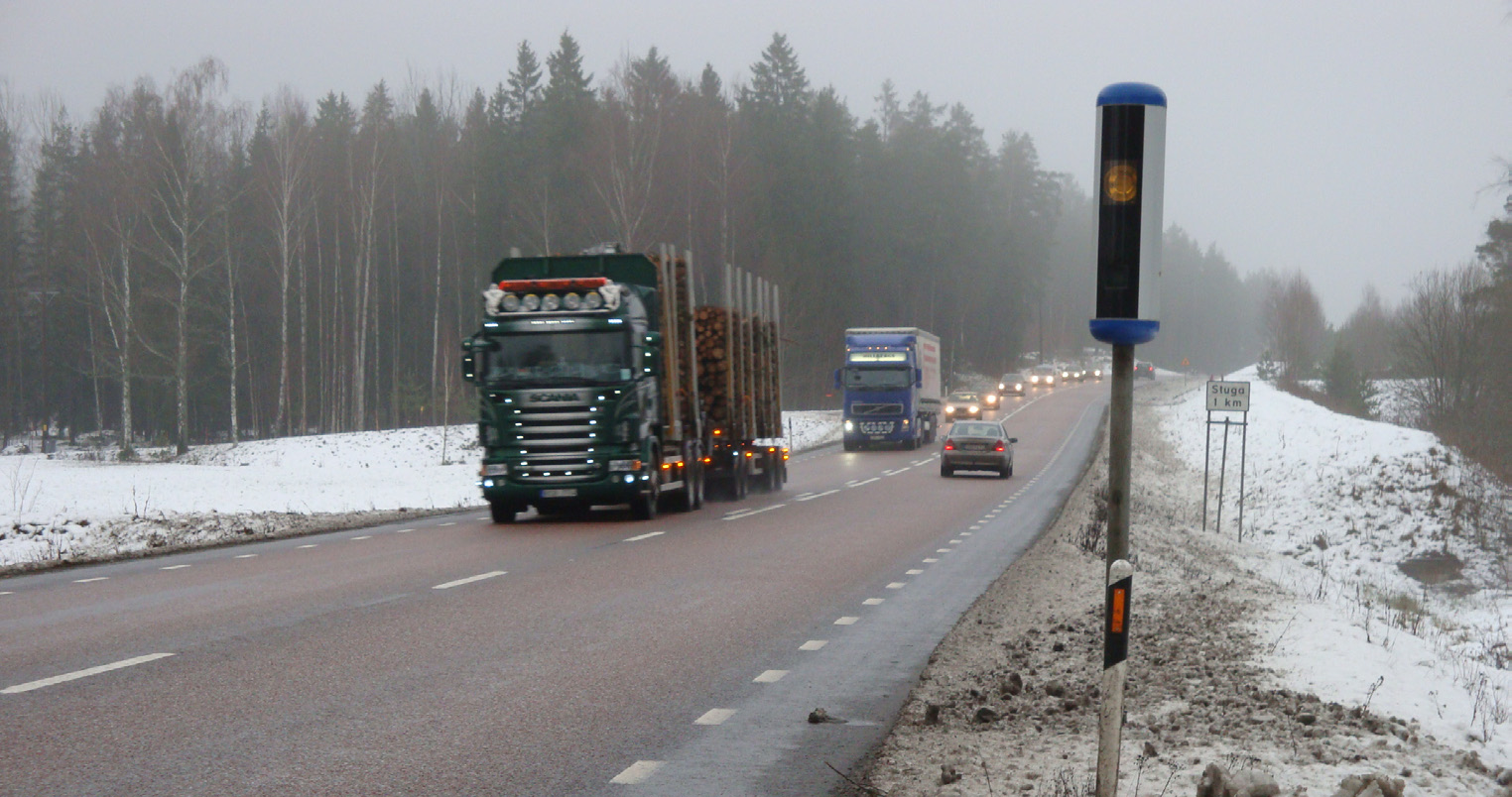 Hastighetskamera söder om