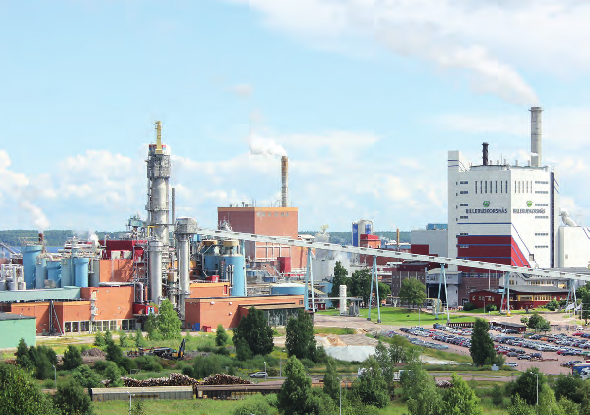 I Gruvön produceras 300 000 ton kraftpapper, 285 000 ton fluting och 100 000 ton avsalumassa.