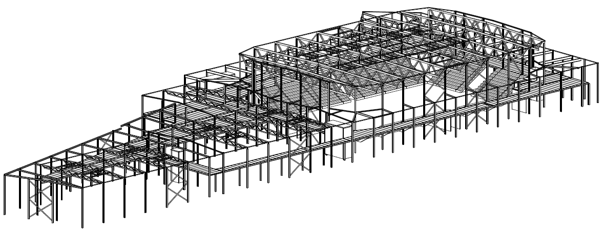 4.4 Objektsbeskrivning Structor Eskilstuna AB fick i uppgift att projektera nya Multiarenan i Eskilstuna under hösten/vintern 2013-2014, se figur 35.