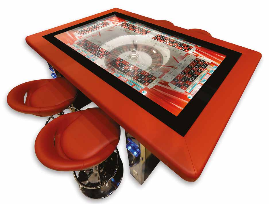 AFFÄRSOMRÅDE ELECTRONIC TABLE GAMES Tangiamo utvecklar elektroniska spelbord baserade på bolagets unika touchteknik.