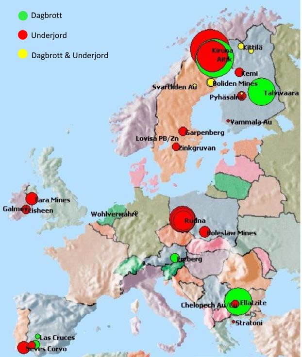 8 EU Under flera decennier var Europas försörjning av metaller politiskt en mycket lågt prioriterad fråga både i Bryssel och i gruvländernas huvudstäder.