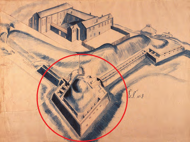 Ny belysning inom Bastion Gustavus område