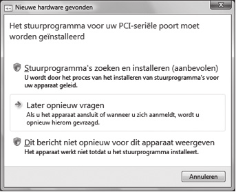 Klicka på Cancel (Avbryt). Sätt in Sweex CD-ROM i datorn. Den startar automatiskt. Välj installation av drivenheter och fortsätt installationen.