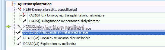 Om man ändrar den primära diagnosen till en annan ändras inte kopplingen).