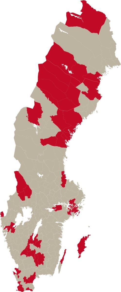 10 Uppdrag att genomföra kompetensinsatser kring plan- och bygglagen (2010:900) Totalt medverkar 80 kommuner i 18 nationella utvecklingsprojekt. Illustration:.