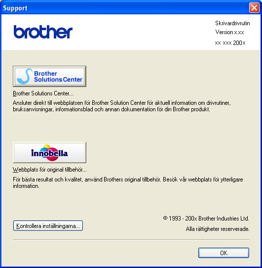 Utskrift 1 Brother Solutions Center På webbplatsen Brother Solutions Center finns information om din Brother-produkt inklusive FAQs (Frequently Asked Questions, vanliga frågor), bruksanvisningar,