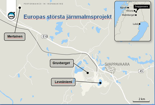 Regionens dominerande ställning som landets ledande producent av malm kommer ytterligare att förstärkas under