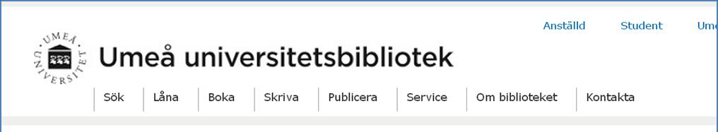 Vad kan du göra på UB:s hemsida?