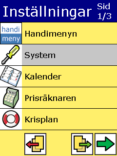 3 Inställningar För att anpassa Anteckningar ska man gå till Inställningar. För att komma till Inställningar trycker man knappkombinationen, se din apparats Handbok.