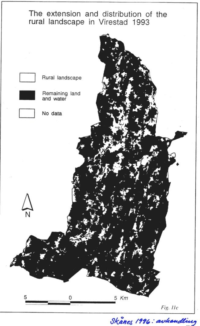 mörkare, slutet landskap 1945