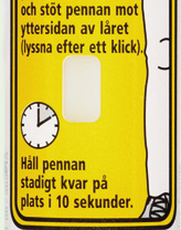 klar och färglös.