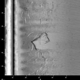 Tabell 3. Sidescan sonar bild och uppgifter för Id 29.