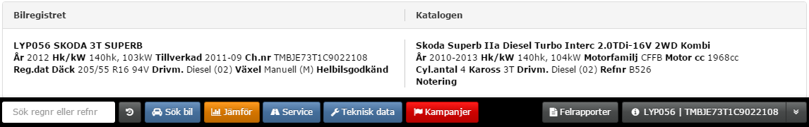 För att göra ett kostnadsförslag, tryck