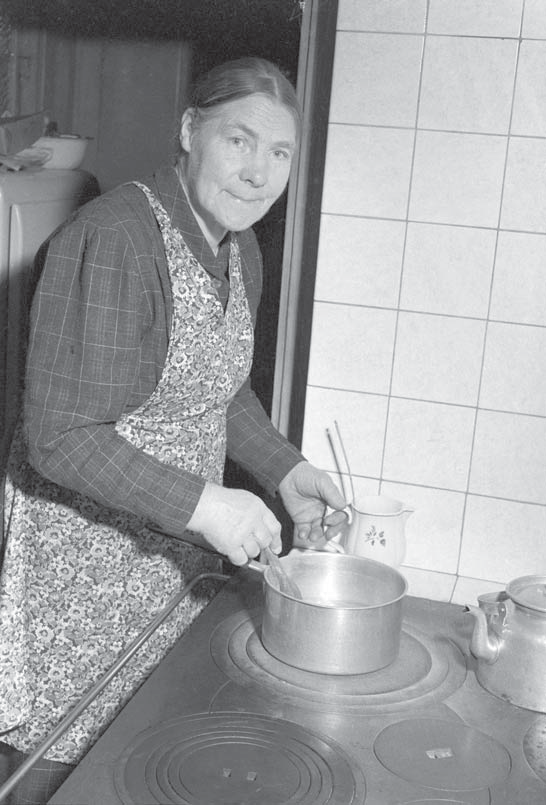 Stina Jonsson skrev mathistoria i Trödje Stina Jonsson föddes på gården Jon-Jons i Trödje 1887 och bodde kvar där ända till sin död 1973.