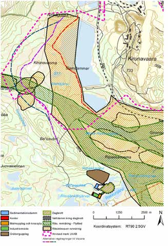 4.2.3 Rakkuri Mineraliseringen vid sjön Rakkurijärvi har varit känd sedan 1970-talet och består framförallt av magnetit och kopparkis men även andra sulfider som pyrit och molybdenglans.