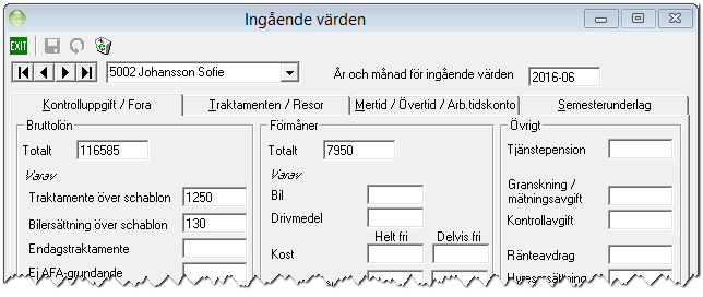 Förbered automatisk radering av lönearter Om du har lönearter som inte längre används och som du vill radera, gå till registret Lönearter, flik Allmänt och sätt fältet Status till Borttages.