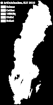 I Sverige finns arten från Öland till Uppland men endast på enstaka platser.