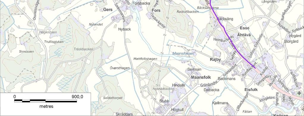 behov / Kevyeen liikenteen väylä, tarve Gångtunnel, nutida / Alikulkukäytävä,