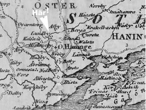 Den försvunna byn Lundby Denna karta finns som bakgrund till en artikel om de böcker som skrevs av Lars Widding på 1960-talet under samlingsnamnet Sorundasviten.