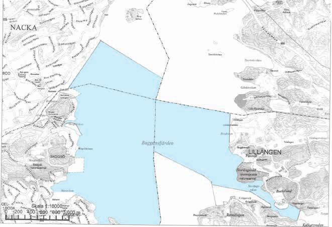 SÖDRA BAGGENFJÄRDEN, ERSTAVIKEN Baggensfjärden, Älgö ca 15 km so Stockholm.