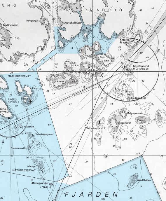 Kommentar: Observera Fågelskyddsområdet vid Kalvholmarna.