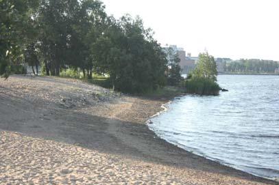 avlägsna. Förorenad mark blev delvis kvar under de betongkonstruktioner som varit i bruk inom varvsverksamheten.