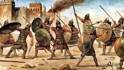 Detta var synnerligen tidigt i historien. Staden Persepolis.