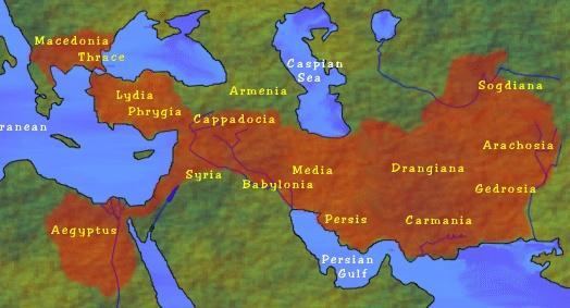 Darius III:s familj togs till fånga.