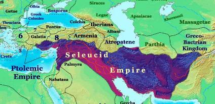 Persiens (Irans) historia: Seleukider 323-150 f.kr. Seleukider (323-150 f.kr). Alexander dog år 323 f.kr. Han hade inga arvingar och imperiet kom att delas i tre stora delar.