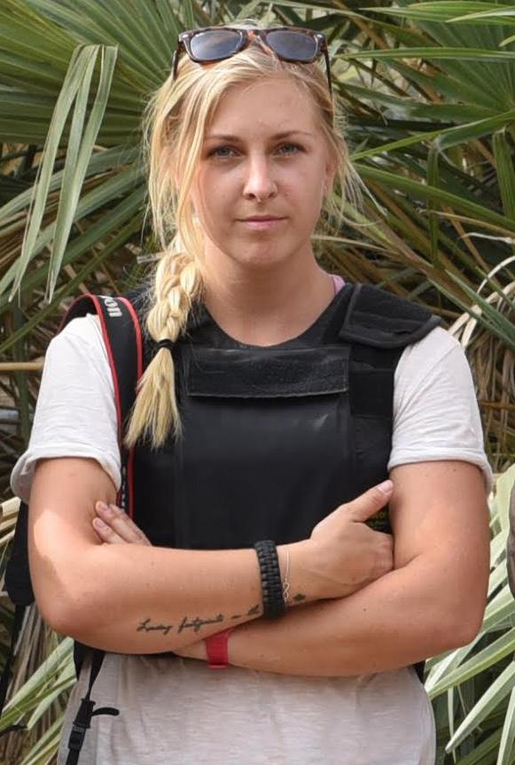 Annica Ögren, 29 år, är frilansande utrikesreporter med erfarenheter från bland annat Ukraina, Irak och Uganda.