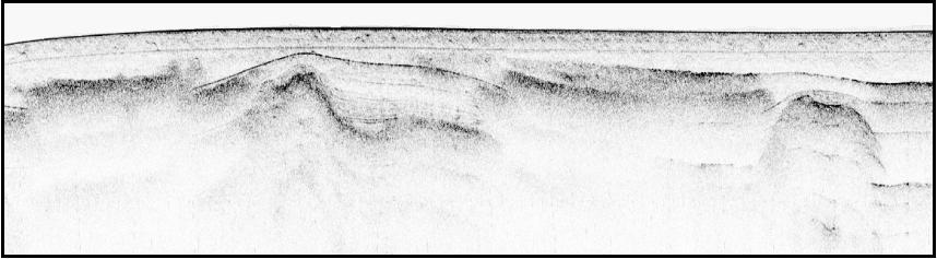 3.4 Penetrerande ekolod (shallow seismic) Data från det penetrerande ekolod presenteras längs fyra profiler (A;B;C och D) i de centrala delarna av fjorden.