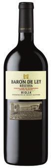 SPANIEN RIOJA Baron de Ley Rioja Rioja är Spaniens mest kända vinregion. Den ligger till största delen i den autonoma regionen La Rioja.