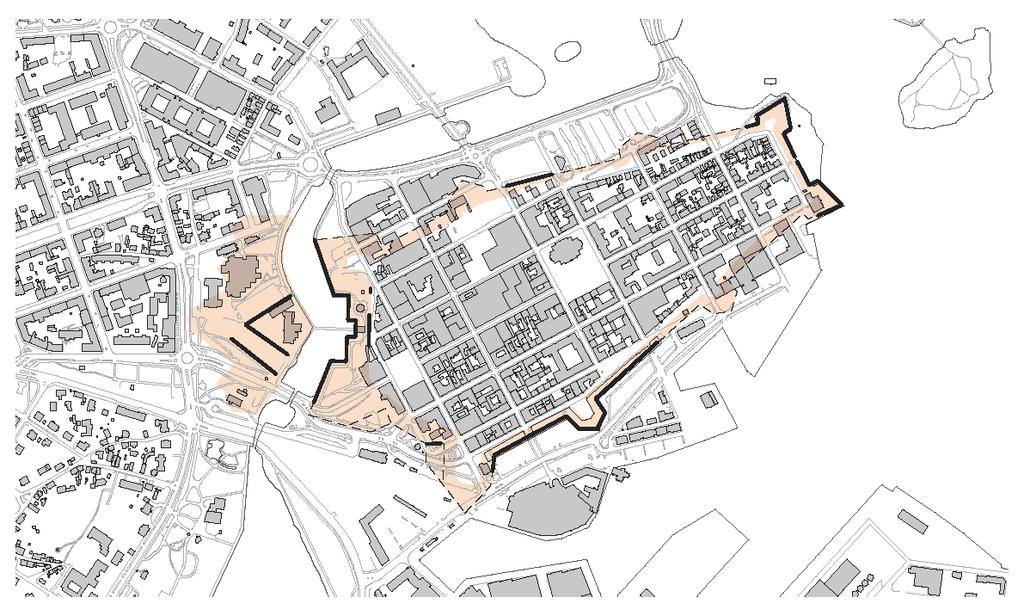 1600-talets bevarade delar av ursprunglig befästningsanläggning. Samhället förändras och vi ställer nya krav på våra gamla hus och bebyggelsemiljöer.