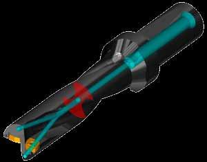 , Dc =ø0, H = 35 mm, med kylning, X5CrNi18 10 : ZXMT06T04SM (PR15) ntal hål Konkurrent B DRX 0 0 0 40 60 80