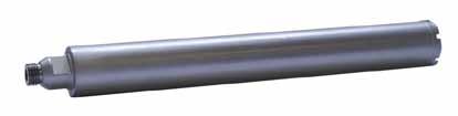 2. BORRNING DIAMANTBORR Tunnväggig borr med r½ koppling För borrning i betong, tegel, asfalt, granit och andra hårda