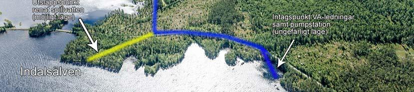 Fornlämningar ligger cirka 3-400 meter från det område som nu är aktuellt för industri. Fornlämningens läge i förhållande till industriområdet framgår av illustrationskartan.