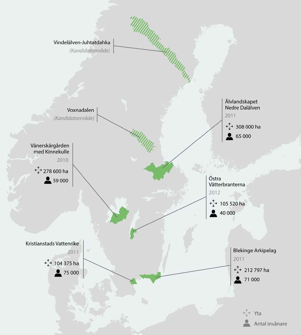 Ett globalt nätverk i fronten Unesco har sedan 1970-talet utsett regioner runt om i världen till biosfärområden.