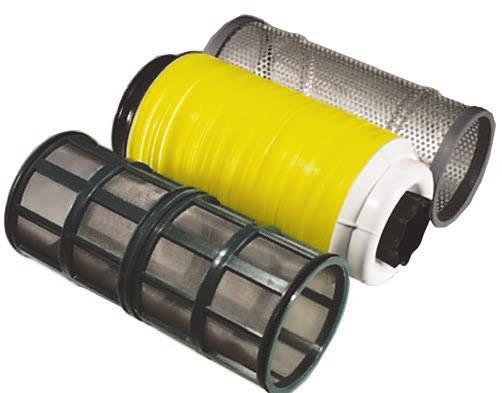 Funktionsbeskrivning Allmänt Manuella plastfilter erbjuder ett brett utbud av filtreringsgrader för flöden upp till 50 m³/h.