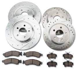 ROTOR & PAD KIT FRONT & REAR 99-04 V6, GT 102264 7 140 kr XTREME STOP PRECISION