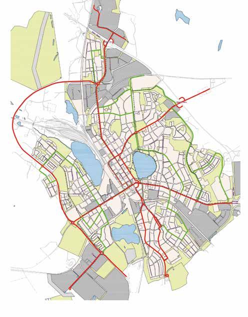 Sammanlagt har vi 25 mil gator och 10 mil cykelvägar att ploga och halkbekämpa i Nässjö kommun.