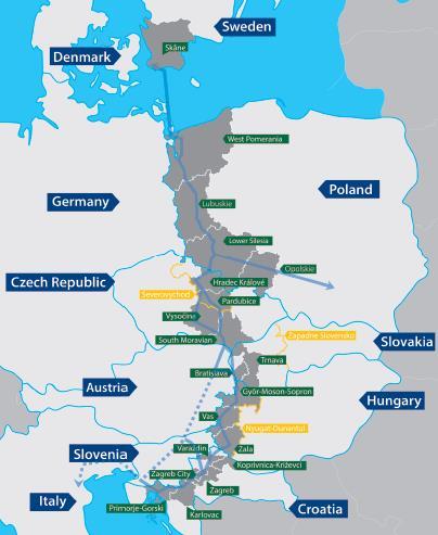Centralreuropeiska Transportkorridoren Europeisk gruppering för