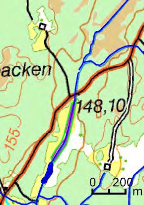 Åtgärder Förslagsvis utförs kantavplaning i de något lägre partierna längs delsträcka 27.