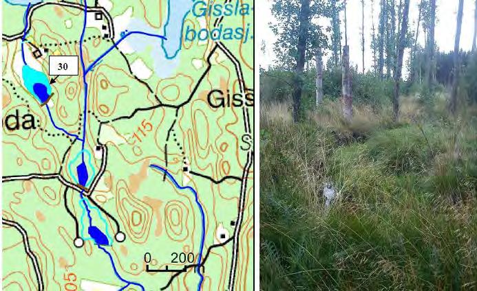 Figur 2.44 där kartan t.v. visar åtgärdsförslag längs delsträcka 107 och 