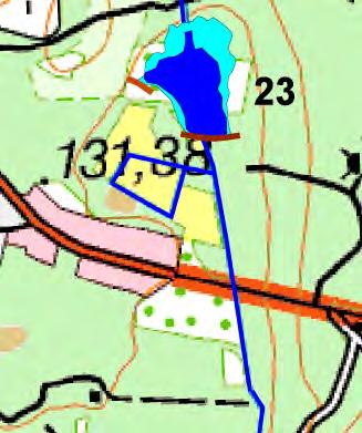 Området består idag av en myrmark med en stor andel gungfly som omges av en del lövskog som övergår i granskog i de torrare partierna.